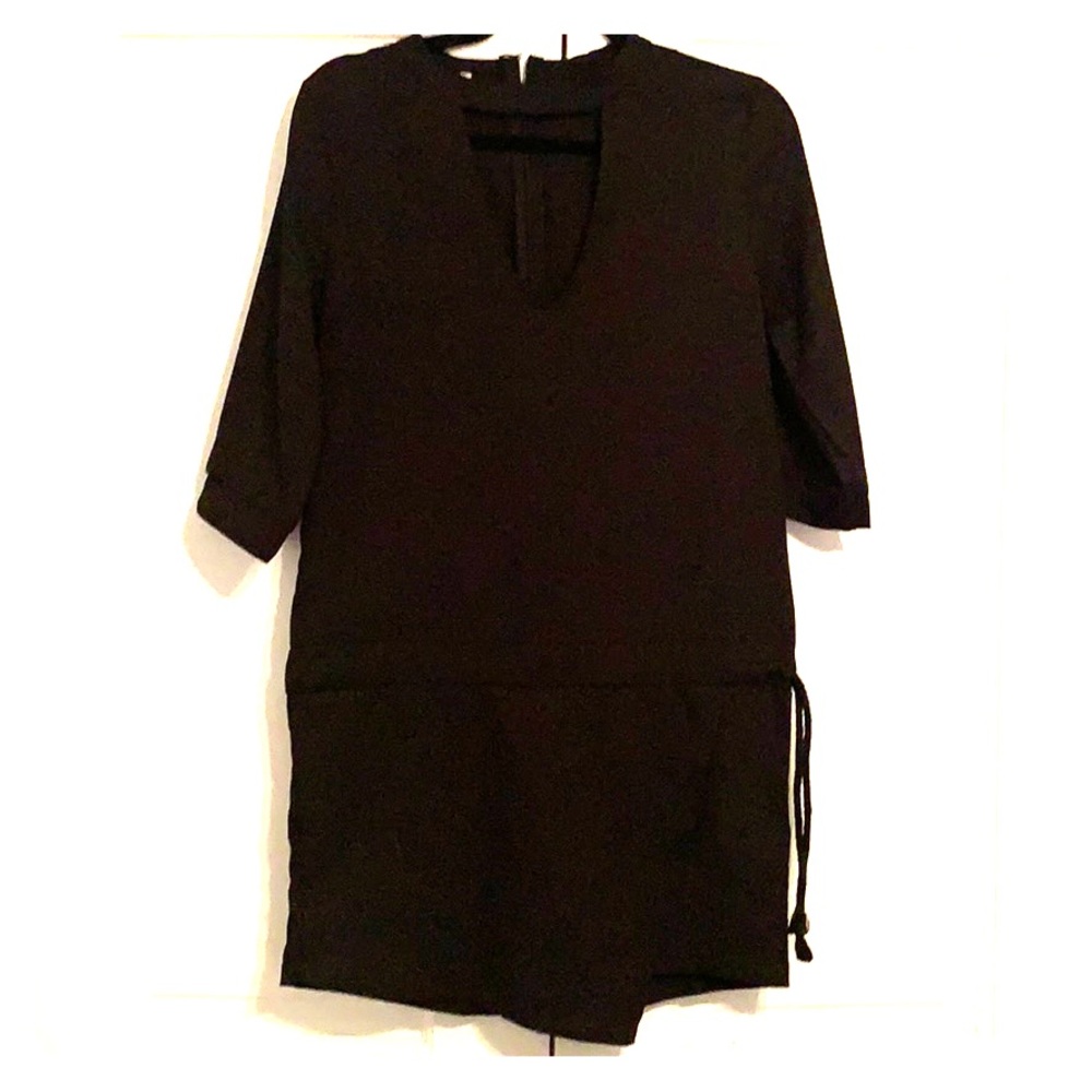 Black attire romper